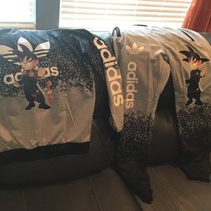 Dragon ball z adidas jogging suit